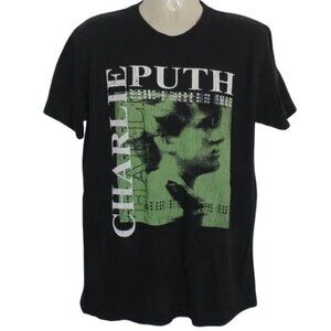 CHARLIE PUTH Concert Tshirt, L, Voice Notes 2018, Black, Green Profile picture